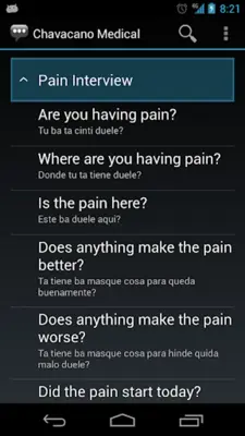 Chavacano Medical android App screenshot 7